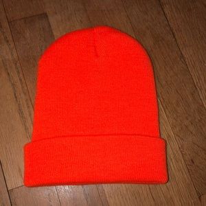 Neon Orange Beanie